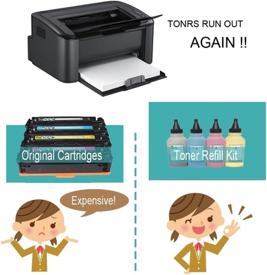 Wholesale Toner Refill Powder Hp Printer Color Toner 202a CF500A CF501A CF502A for Hp Laser Printer Refill Bulk Toner Powder