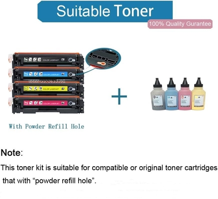 Wholesale Toner Refill Powder Hp Printer Color Toner 202a CF500A CF501A CF502A for Hp Laser Printer Refill Bulk Toner Powder
