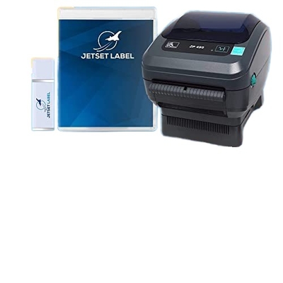 Used GX420d Serial Thermal Printer GX42-202410-000 Black and White Style with USB/Ethernet Connectivity No Power Supply Included