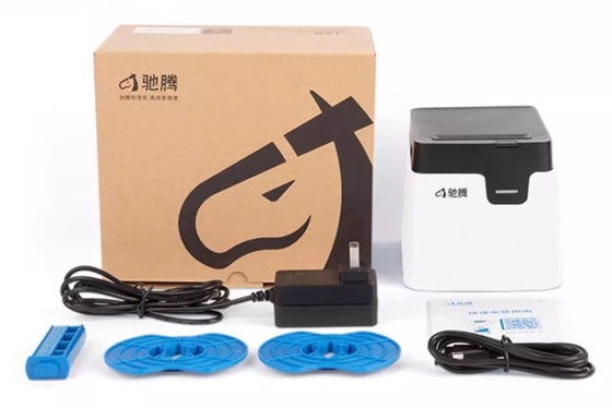 221D 321D Thermal Label Printer Adhesive Warehouse Clothing Tag Barcode QR Code Sticker Milk Tea Shop  Labeling Machine