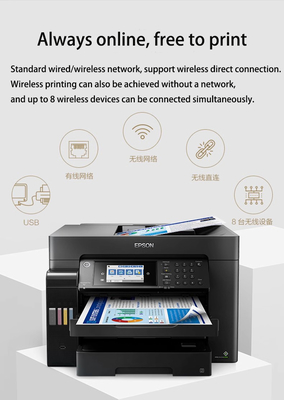 FOR  L15168 Office High-speed Multi-functional Printer Wireless WIFI Print Copy Scan Fax Multi-box A3+ Inkjet Color Ink Bin