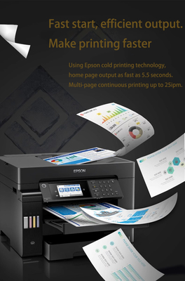 FOR  L15168 Office High-speed Multi-functional Printer Wireless WIFI Print Copy Scan Fax Multi-box A3+ Inkjet Color Ink Bin