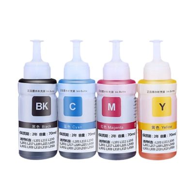 Suitable ForL3258 L8058 L350 L360 L380 L1300 Epson Printer Ink 672 Four-color Ink L100 L220 L300 L353L565 L383 L385 L551 L313